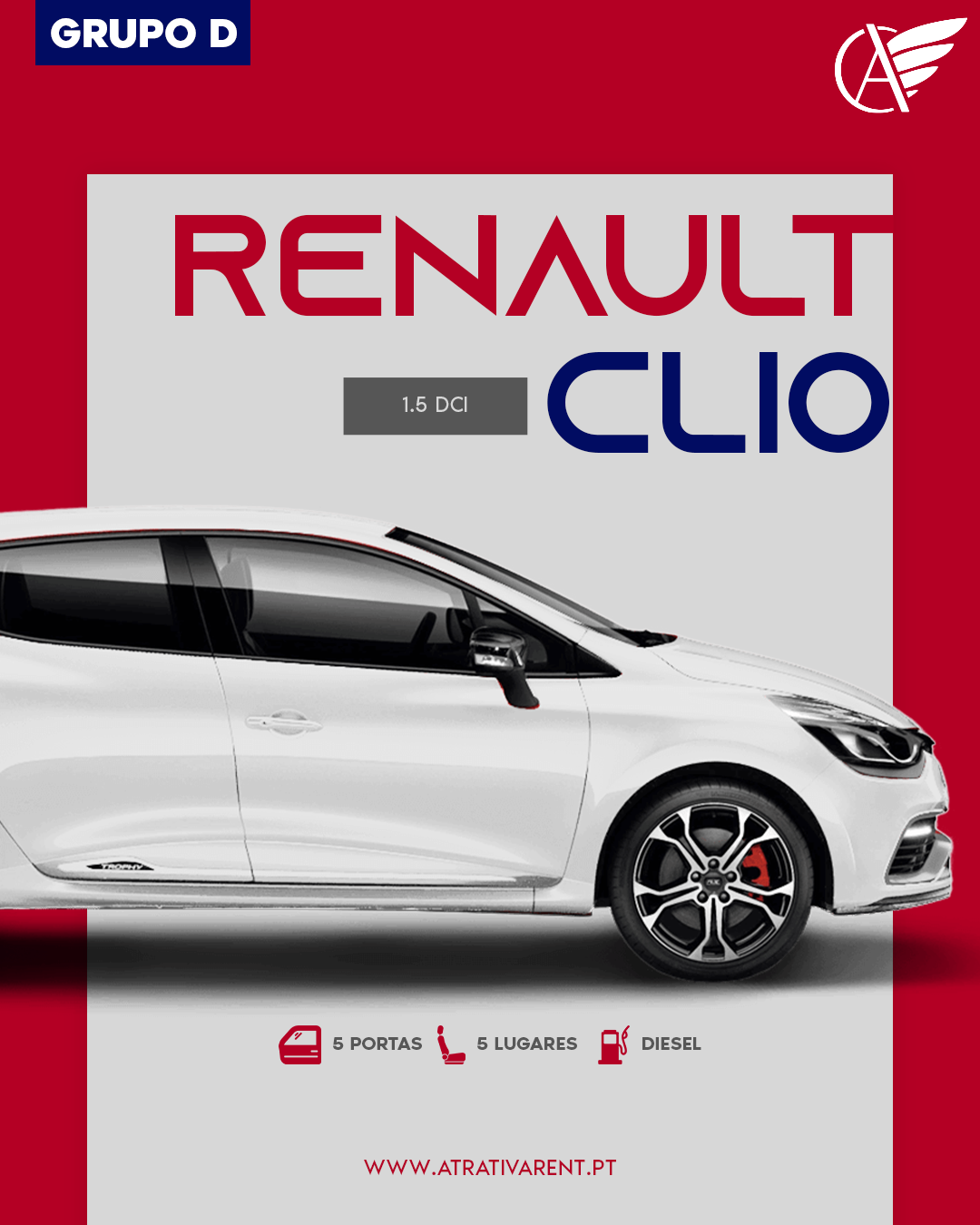 Renault Clio Diesel ou Similar